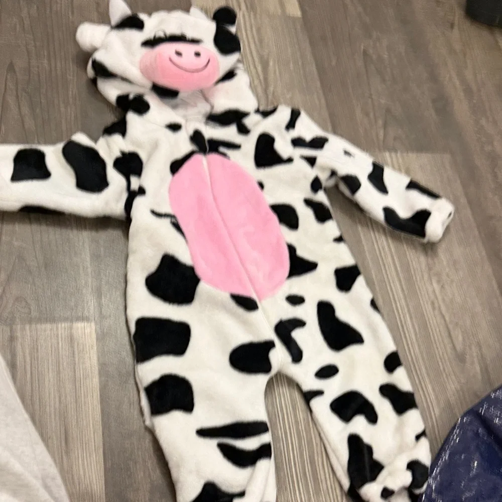 Cow Costume Kids One Piece  Size 2T
